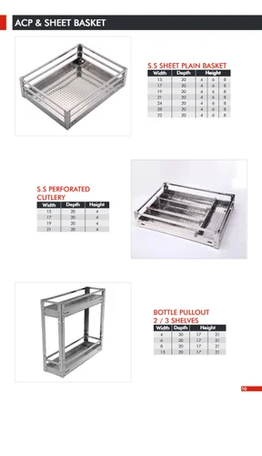 Ss L Corner Ii Step Kitchen Basket Rack Stand - Image 5