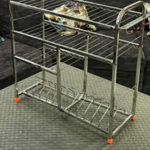 Ss Square Pipe Kitchen Stand