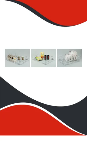 Stainless Steel L Corner 3 Step Basket Rack Stand - Image 4